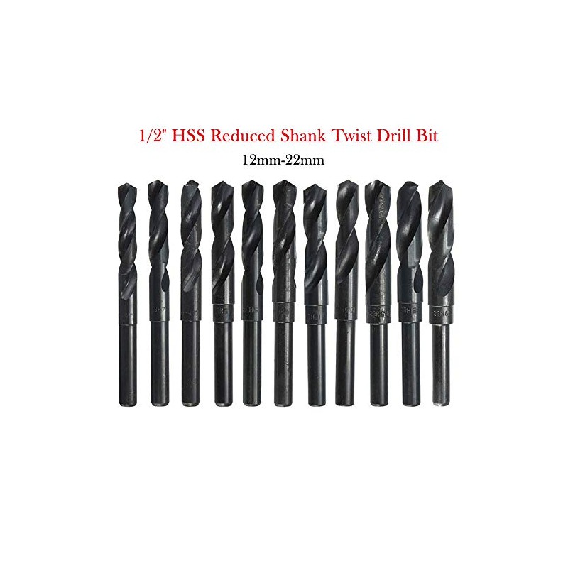 Blacksmiths Drill Bit MASO 12.5 mm Blacksmith Reduced Shank HSS