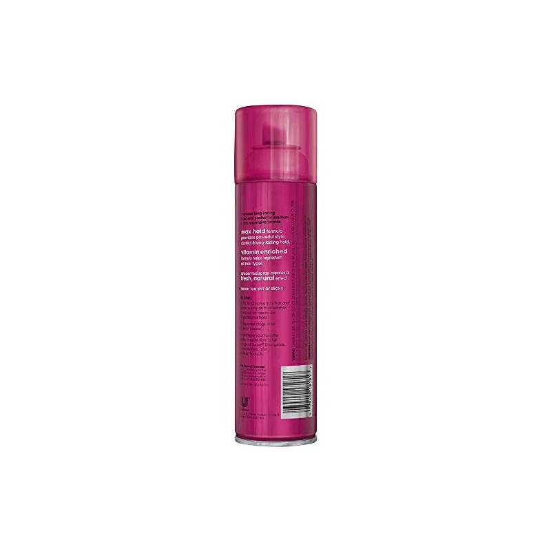 Suave Essentials Hairspray Max Hold 8 Unscented 11 Ounce (Pack