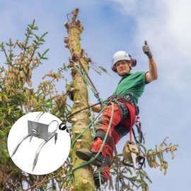 Outdoor Tree-Climbing Anti-Slip Cat Claw Shoes Set Anti-Slip Climbing Gear Portable Tree Spikes for Outdoor Activities