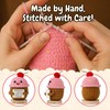 Happy Birthday Gifts for Women - Cute Cupcake Crochet with