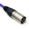 keepdrum MC001xx-6m-pu Microphone Cable 3-Pin XLR 6m Purple