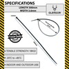 Glengor Black Cable Ties - Pack of 100 | 300