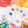Mixing Palette, Mixing Palette with Finger Hole and 10 Mixing