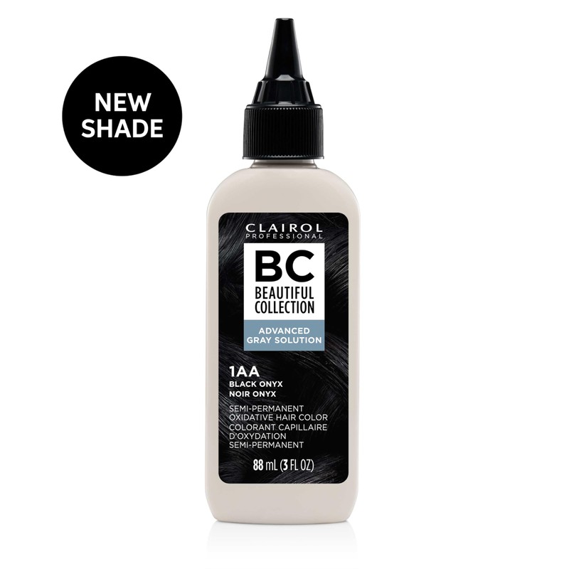 Clairol Professional Beautiful Collection Advanced Gray Solutions, 1AA Black Onyx,