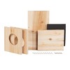 Relaxdays 1 x Wooden Squirrel Feeder Kit 2 Entrance &
