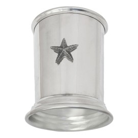 Starfish Mint Julep Cup English Pewter Cockatil Free Engraving Gift 427