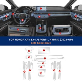 FDAIUN for 2023-UP Honda CRV PPF Precut 8.5Mil Car Paint Protective Film TPU HD Film Scratch Protector Interior Accessories (Screen Style B)