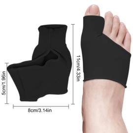 Hallux Valgus Correction, Hallux Valgus Splint, Built-in Shock Absorber and Toe Splitter, Bunion Corrector, Bandage, Bunion Pad