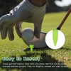 Munsesi 100pcs Golf Tees Plastic, 25mm Green Castle Golf Tees,