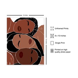Black Women Wall Decor - African American Women - African American Wall Art - Black Woman - Black Wall Art - Afro Wall Art - African Wall Art - Black Culture Gifts - Latina - Hispanic