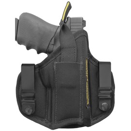 Crossfire Elite Eclipse Holster 4" Full Frame RH - Worn Inside or Outside Waist Band, Black