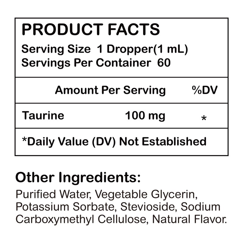 Taurine Drops for Cats – Liquid Taurine Supplement for Eyesight,