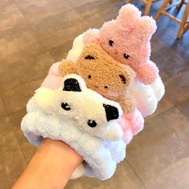 Hofar Cute Animal Face Wash Headband with Foot for Women Headband for Washing Face Cartoon Cute Creative Hair Accessories (Tiger)