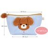Skater ZFP1-A Flat Pouch, For Going Out, Small Items, Gusset,