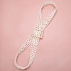 Barry.Wang 2pcs Pearl Belts Gift for Women Wedding Sash Belt