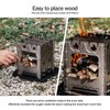 Boundless Voyage Ultralight Titanium Wood Stove Outdoor Camping Backpacking Stove