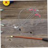 NOLITOY 5pcs Fishing Wire Leaders with Swivels Snaps Durable Tackle