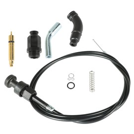 labwork Carb Carburetor Choke Cable and Valve Plunger Repair Kit Replacement for Honda Foreman Rubicon 500 TRX500 2001-2013