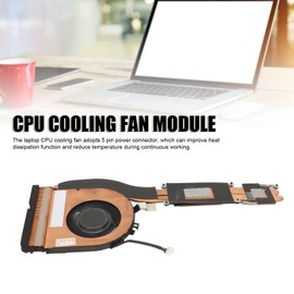 Elprico Replacement CPU Cooling Fan for Thinkpad 5 Pin Replacement Laptop CPU Fan Module for Thinkpad T480 T470 01YR200 01YR202 Laptop