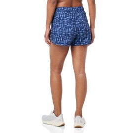 HUK Pursuit Volley Pattern, Quick-Dry Shorts for Women, Batiki - Naval Academy, Small