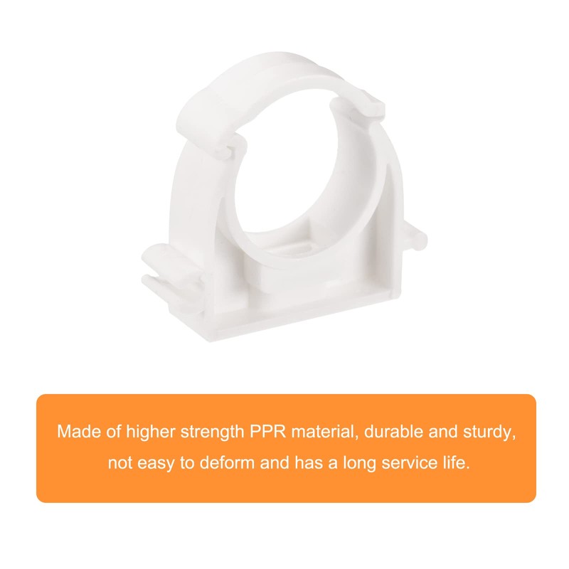 sourcing map 25mm Dia Pipe Clamps Clips, PPR Water Hose