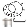 GESEXI Valve Cover Gasket Kit Compatible with 7.3L 1994-1997 Ford