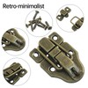 Rierdge 2 Pack Metal Toggle Latch - Duckbilled Hasp Catch