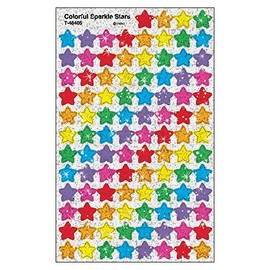 Colorful Sparkle Stars superShapes Stickers
