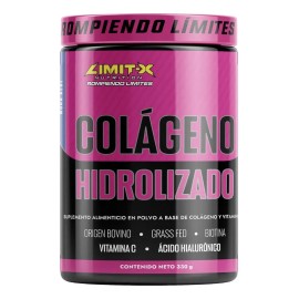 Limitx Nutrition Sexy Colágeno Hidrolizado En Polvo Premium Mora Azul