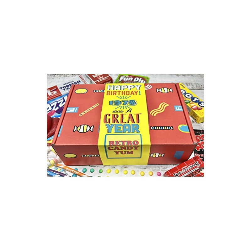 RETRO CANDY YUM ~ 1978 48th Birthday Gift Box Nostalgic