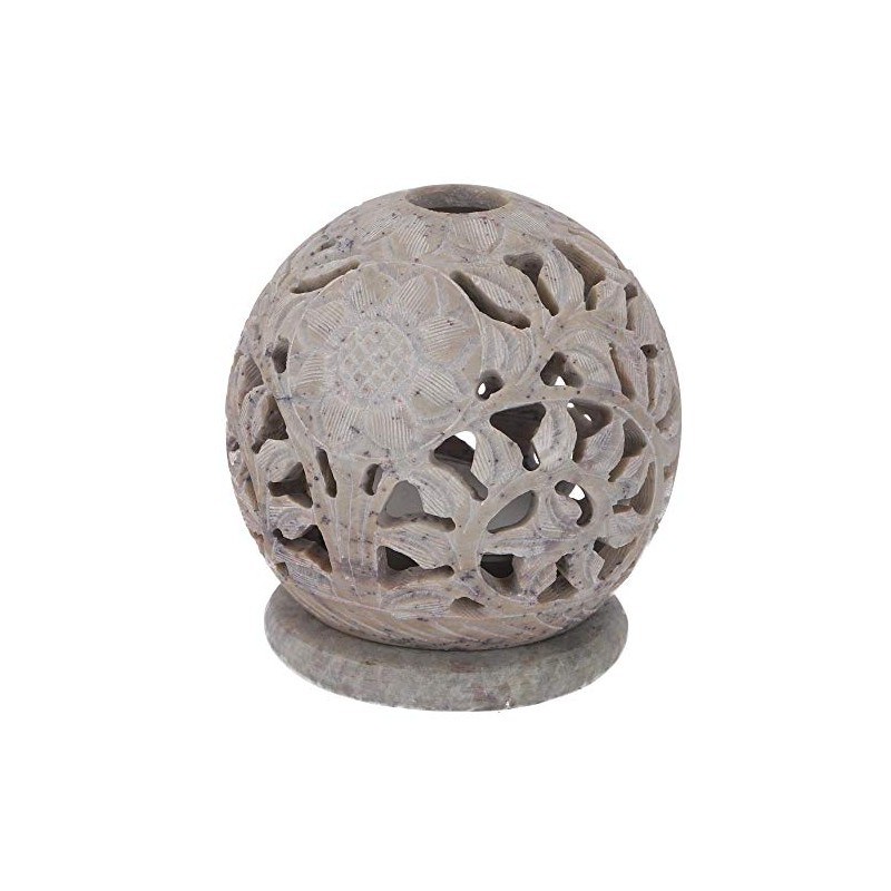 GURU SHOP GURU SHOP Indisches Duft Potpourri Beh?lter aus Speckstein,
