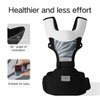 Baby Carrier Newborn to Toddler with Hip Seat, Multifunction Baby
