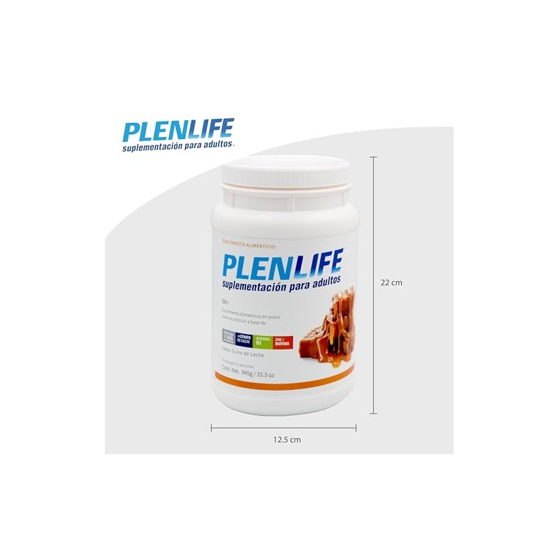 PLENLIFE Proteína BR+ en polvo, 945 gramos, sabor dulce de