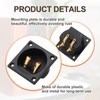MECCANIXITY 2 Inch Speaker Box Terminal Cup, 2-Way Subwoofer Plug