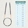 KnitPro J'Adore Cubics Knit Pins - Circular Fixed Knitting Needles