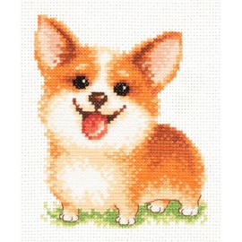 Magic Needle 10x13cm Keep a Smile Cross Stitch Kit for Adults and Beginners