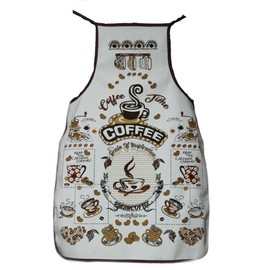 ACOUSMA Unisex Vintage Waterproof Apron Chef Women Men Aprons for Home Kitchen, Restaurant, Coffee House (Darck Brown)