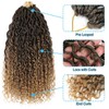 Saisifen 96 Strands Boho Goddess Locs Crochet Hair for Black