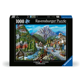 Ravensburger Welcome to Banff 1000 Piece Jigsaw Puzzle for Adults - 12000494 - Handcrafted Tooling, Made in Germany, Every Piece Fits Together Perfectly