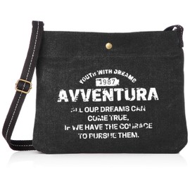 Aventura 30442 Sacoche Shoulder Bag, Black