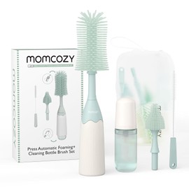 Momcozy Cepillo para biberones de bebé, Verde