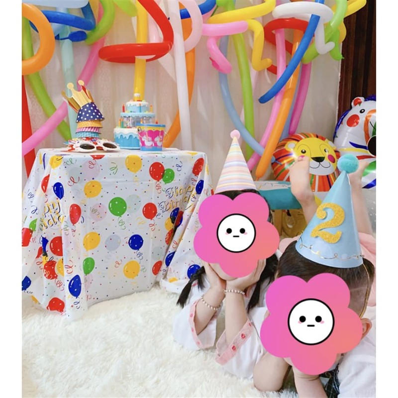 flyorigin Table Cover Tablecloth, Ideal for Birthday Parties, Carnival, Baby