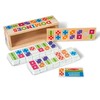 Melissa & Doug Dominoes Tabletop Game with 28 Colorful Tiles