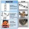 AGPTEK Ice Tacchetti 19 Denti, Ramponi da Ghiaccio per Scarpe