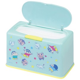 Skater MKST1-A Mask Stocker, Spring Lifted Type, Holds Approx. 60 Masks, Design: Crayon Shin-Chan