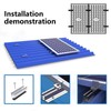 Soportes de montaje en panel solar para panel solar, soportes