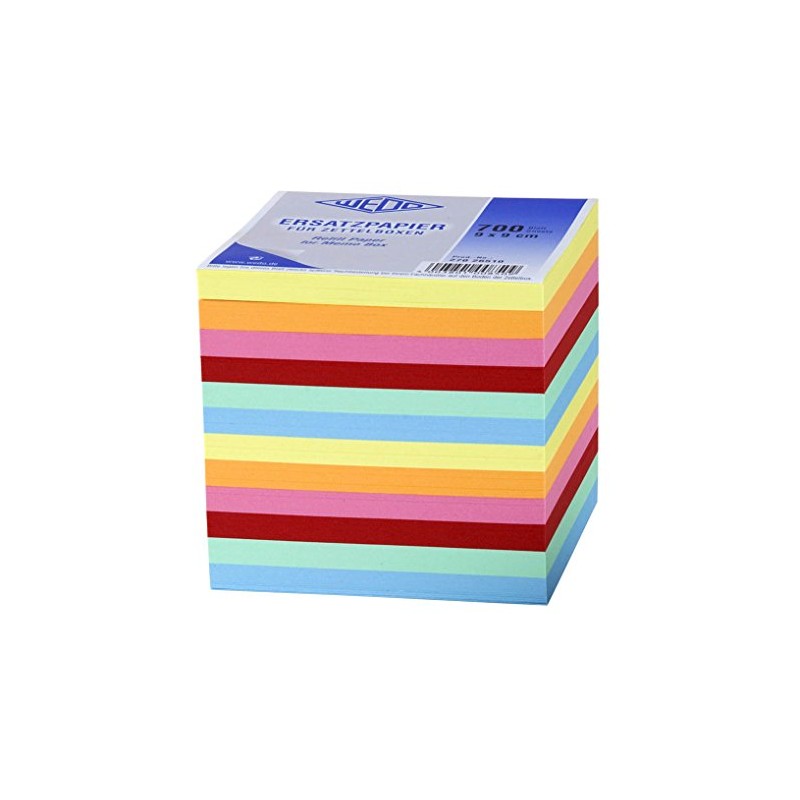 Wedo 27026510 Ersatzpapier for Notelet Box 9 x 9 CM