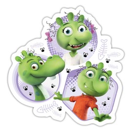 Spreadshirt The Olchis Film Olchi Children's and Dragon Chair Sticker, 10 x 10 cm, Matt White