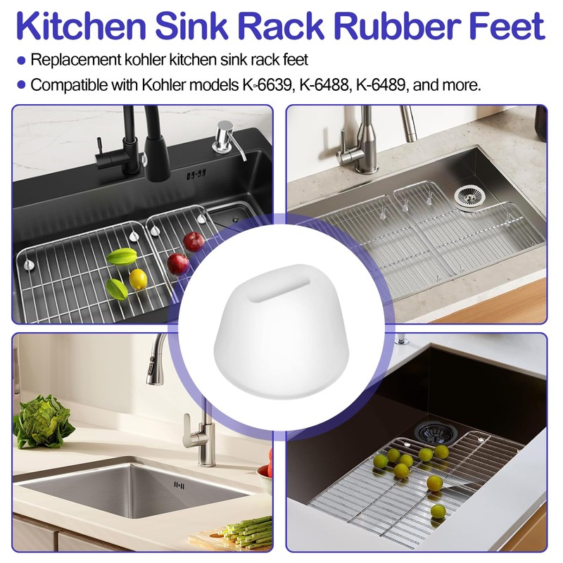Kitchen Sink Rack Feet Replacement Kohler Sink Rack Feet For