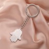 kkjoy Hamsa Hand of Fatima Keychain with Star of David